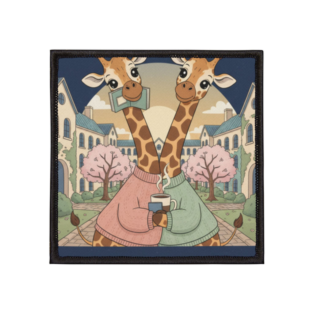 Giraffes Iron-On Patch – Coffee and Confidence