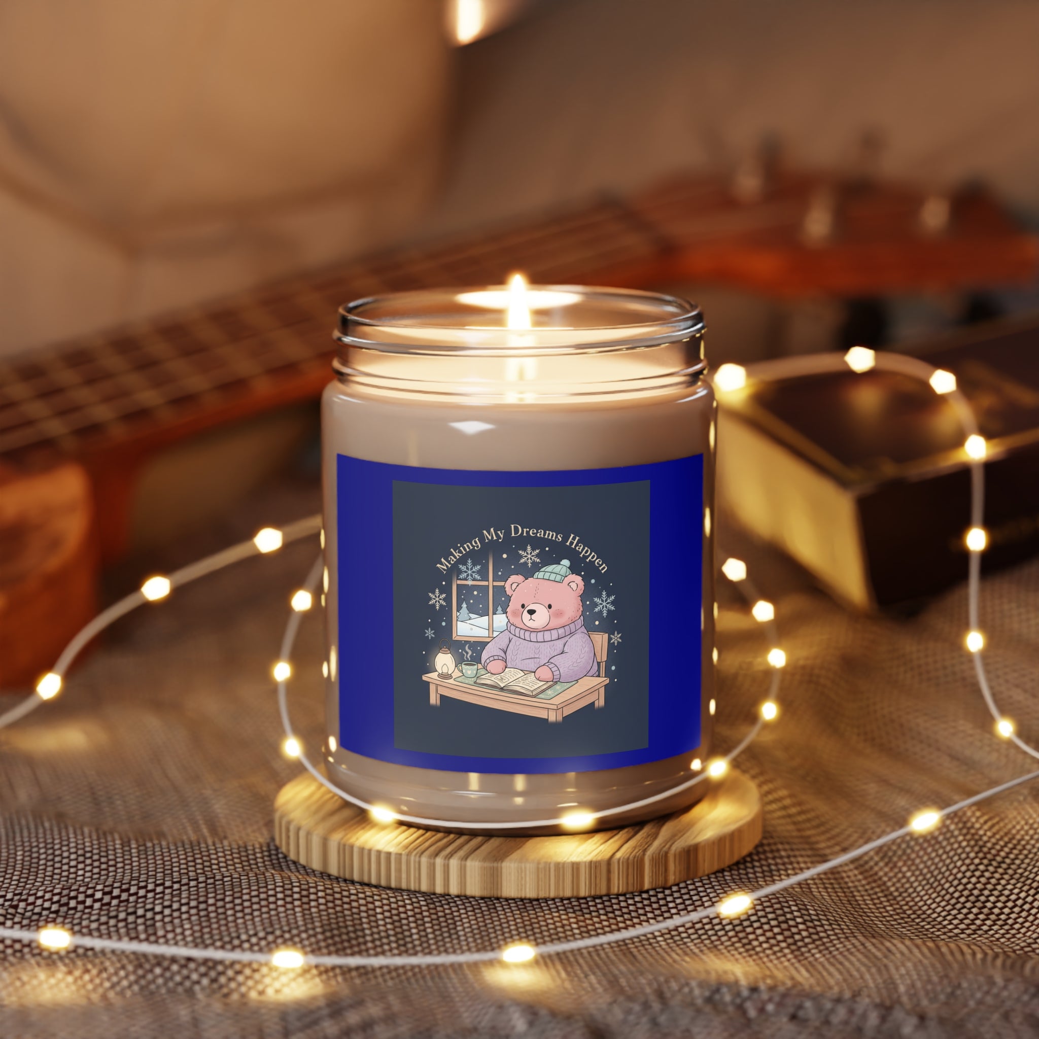 Bear Scented Candle – Making My Dreams Happen