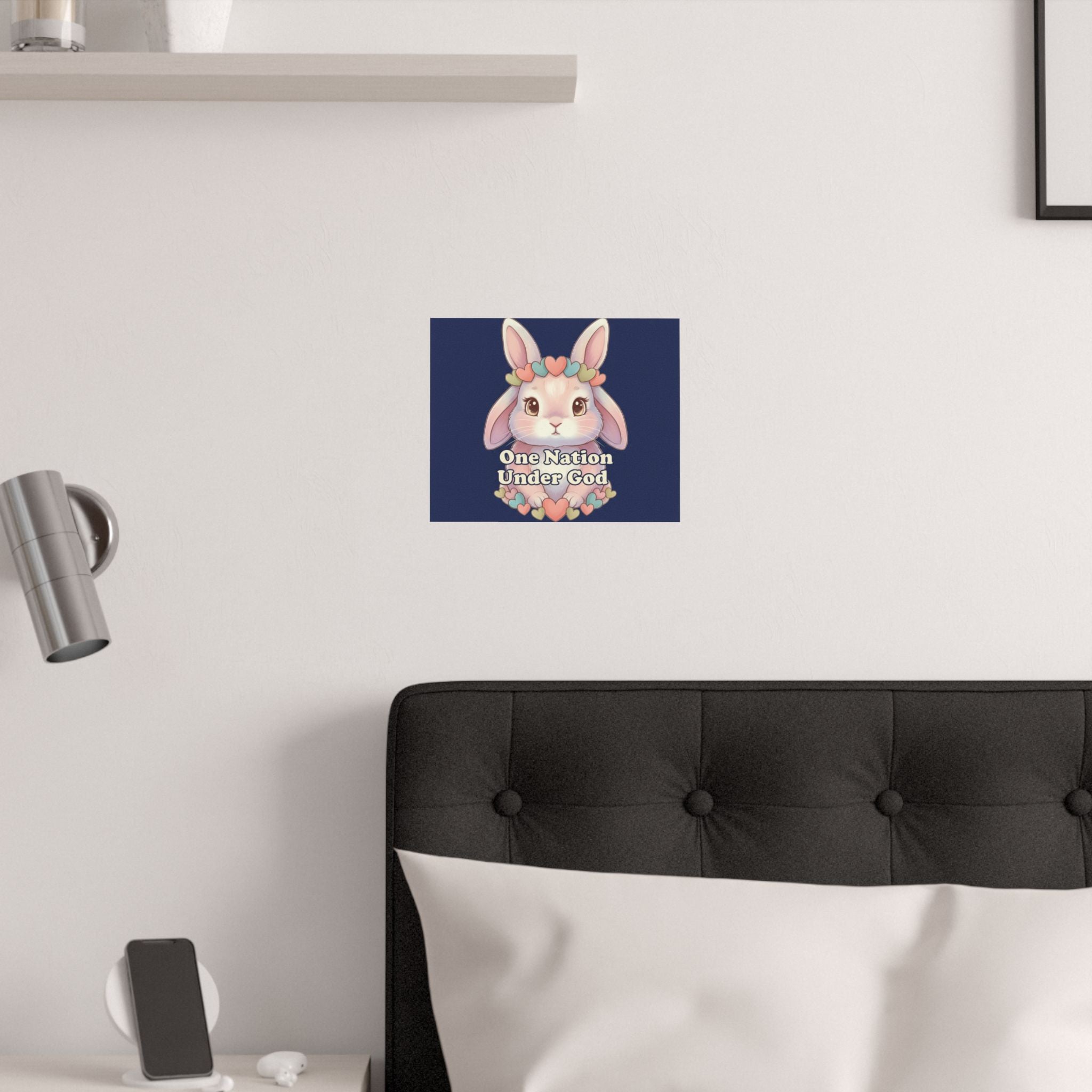 Bunny Poster – One Nation Under God