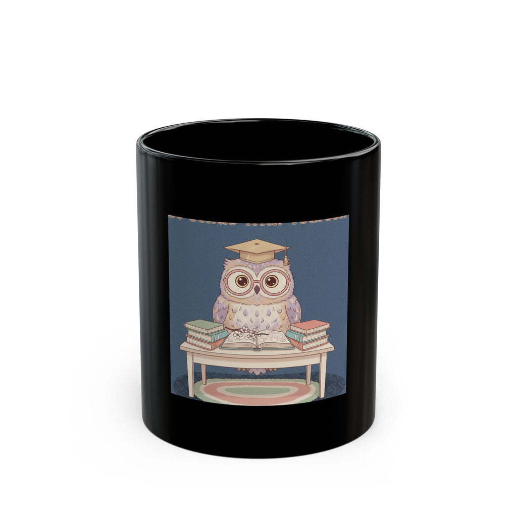 Owl Black Mug 11oz – Be Gentle With Yourself