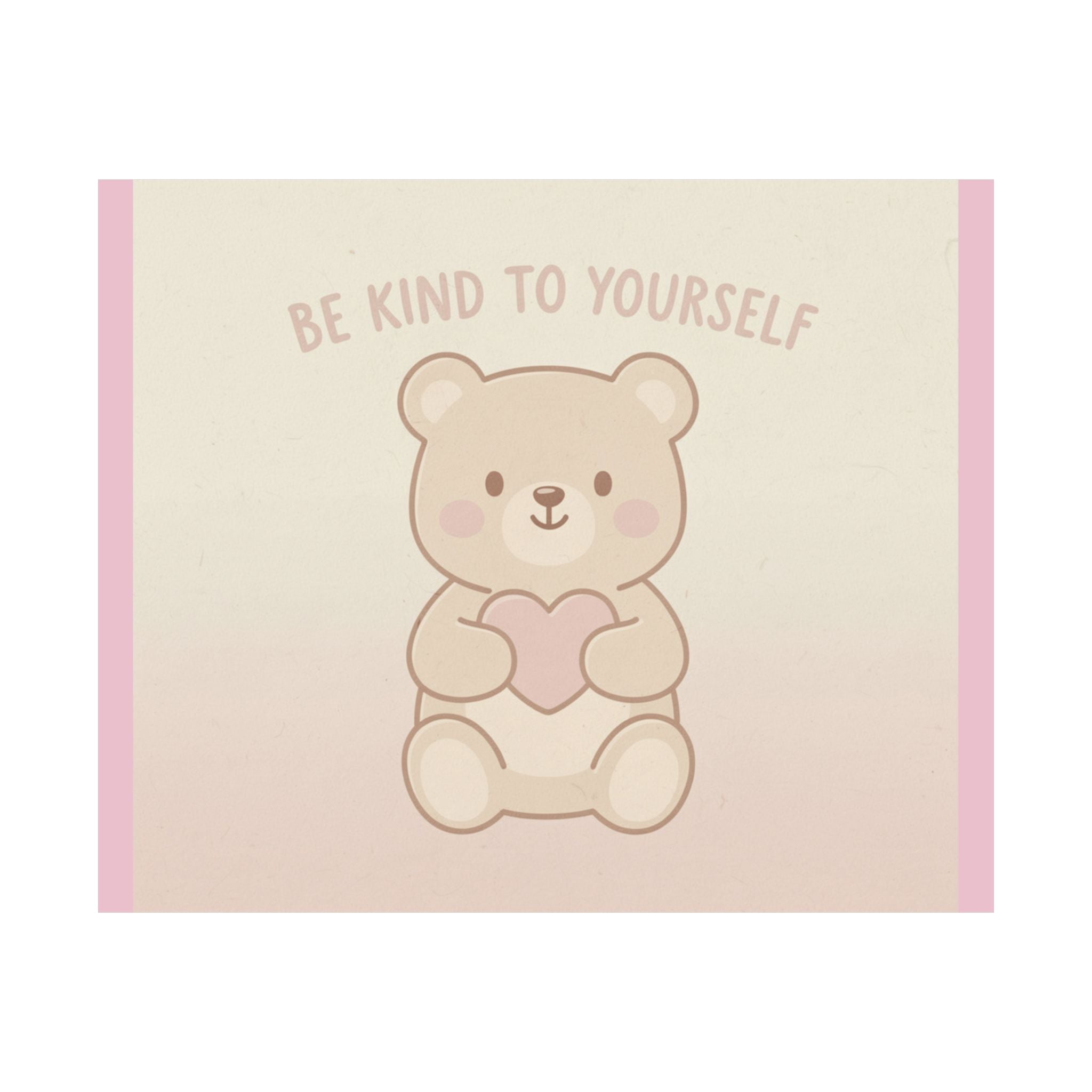 "BE KIND TO YOURSELF" Black Cat Poster | College Girl Gift | Fashion | KayKay Classics