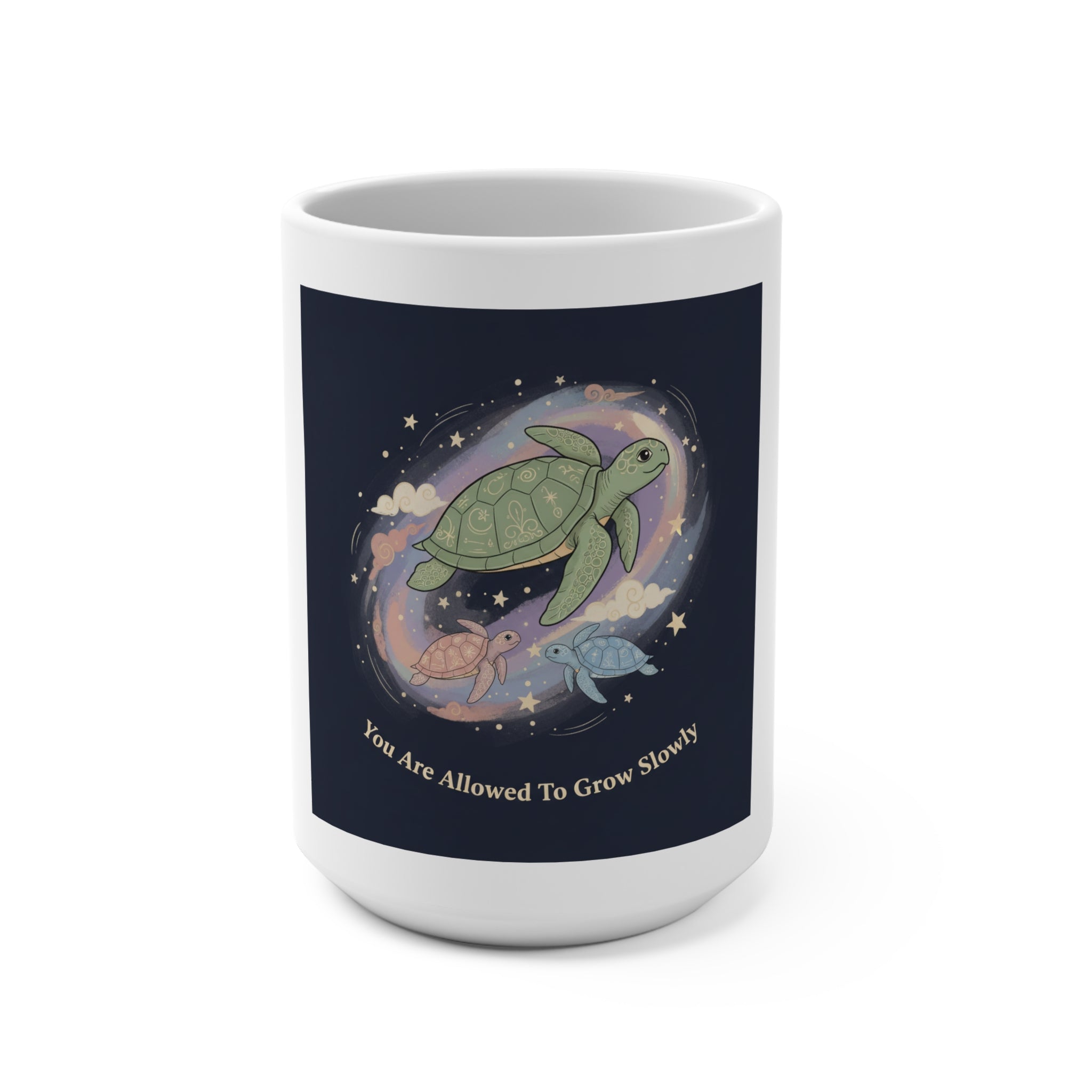 You Are Allowed To Grow Slowly Turtle Mug 15oz