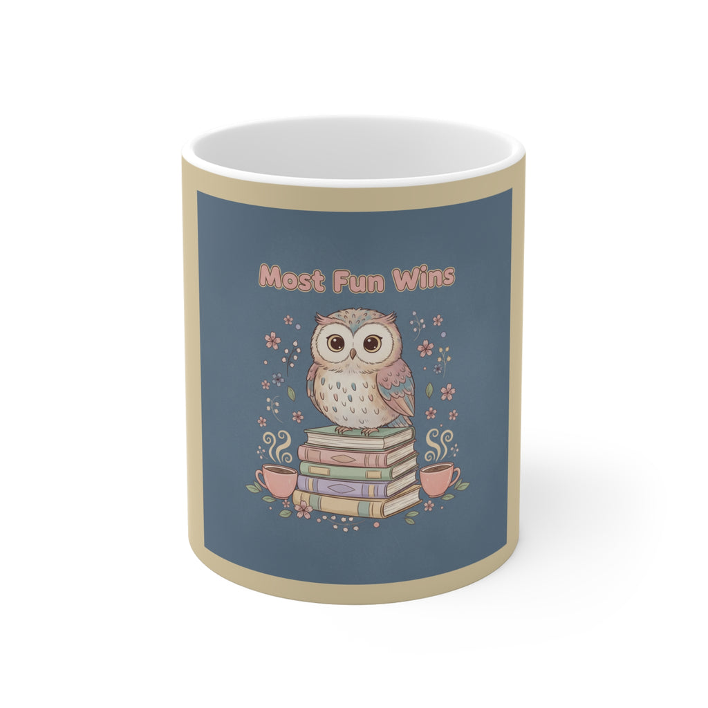 Owl Mug 11oz – Most Fun Wins