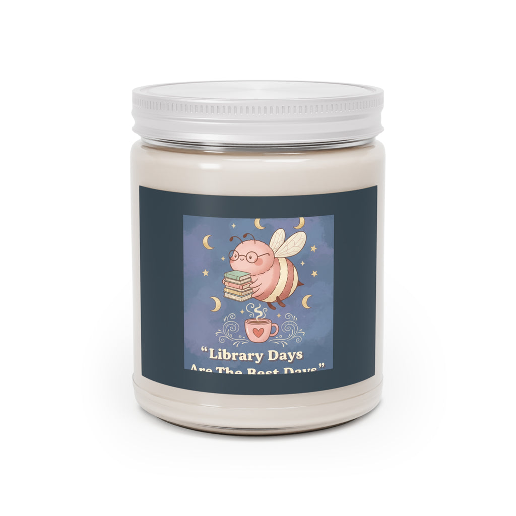 Bee Scented Candle – Library Days Are the Best Days