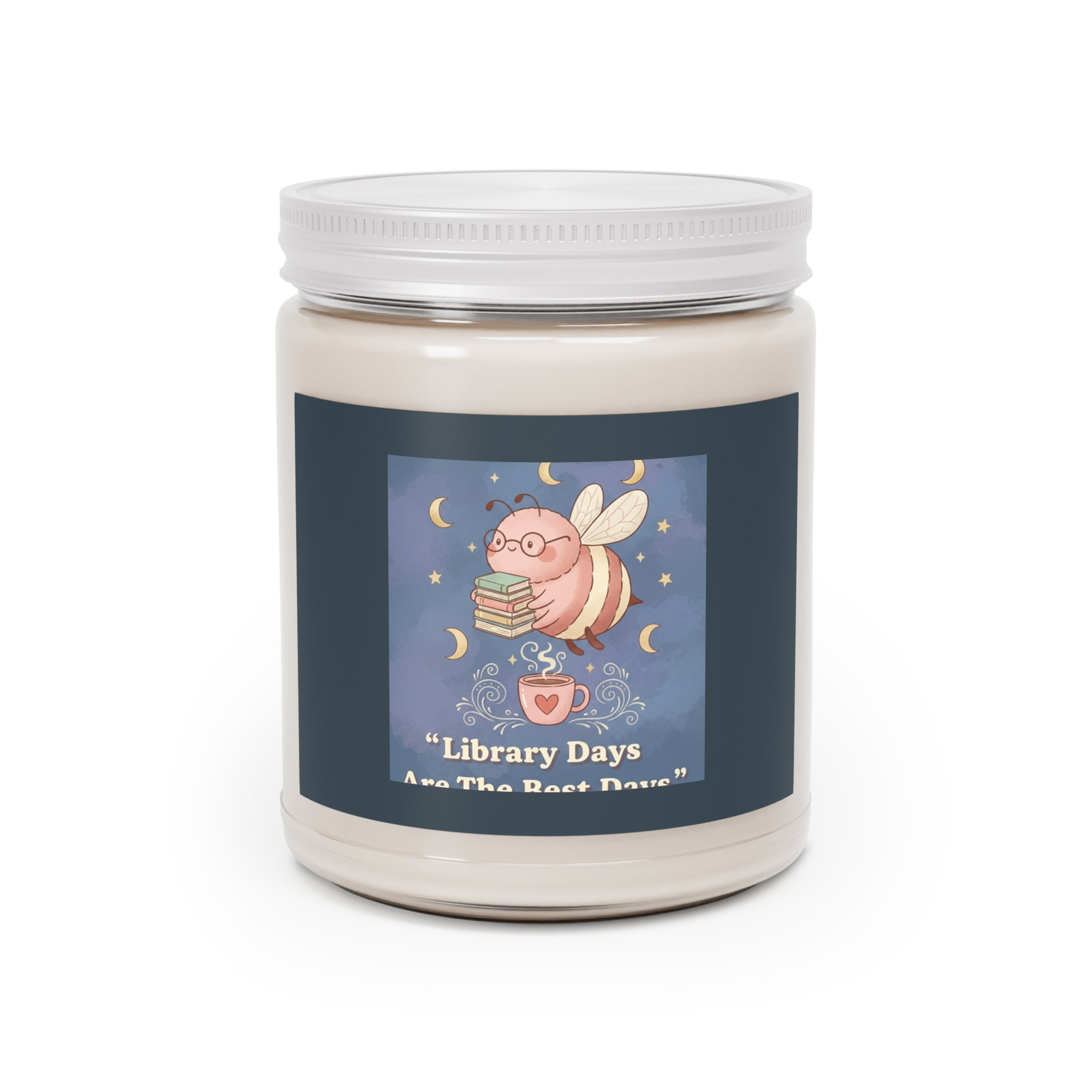 Bee Scented Candle – Library Days Are the Best Days