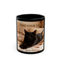 TAKE YOUR TIME Black Mug 11oz