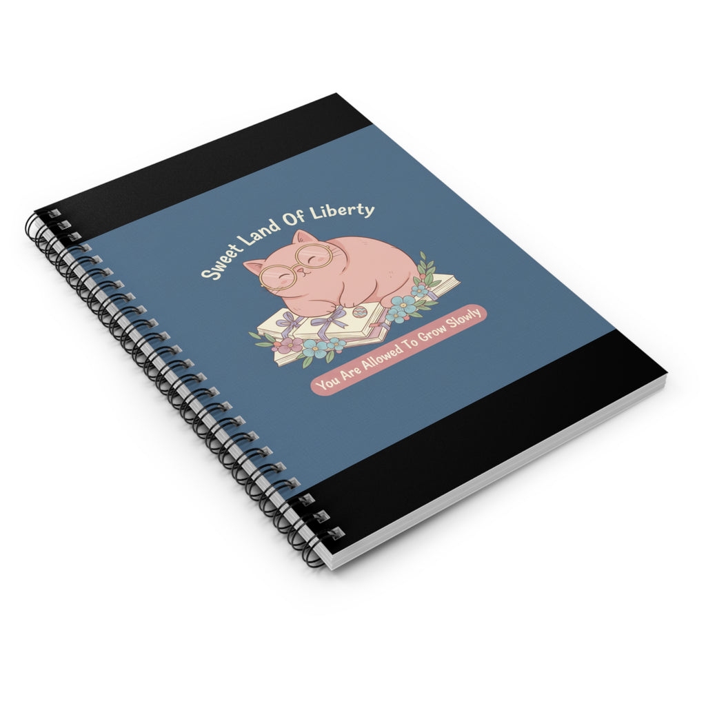 Cat Spiral Notebook – Sweet Land of Liberty
