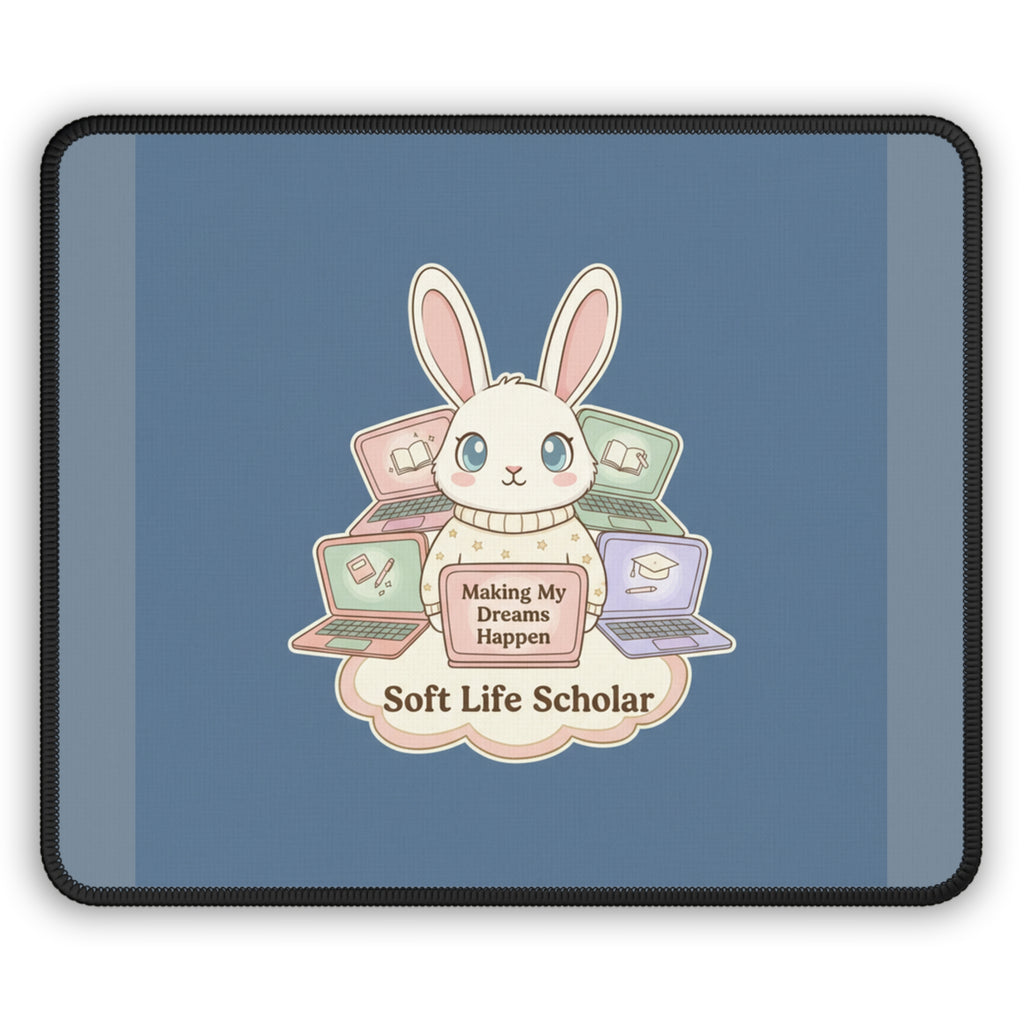 Bunny Mouse Pad – Making My Dreams Happen Soft Life Schola