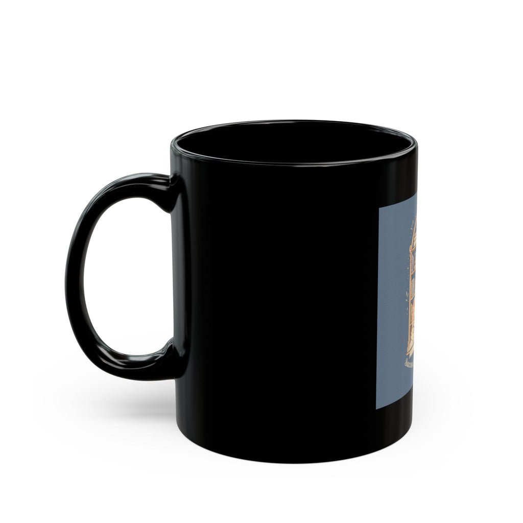 Success Looks Good On You Giraffe Black Mug 11oz