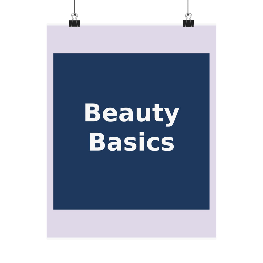 "Beauty Basics" Black Cat Poster | College Girl Gift | Fashion | KayKay Classics