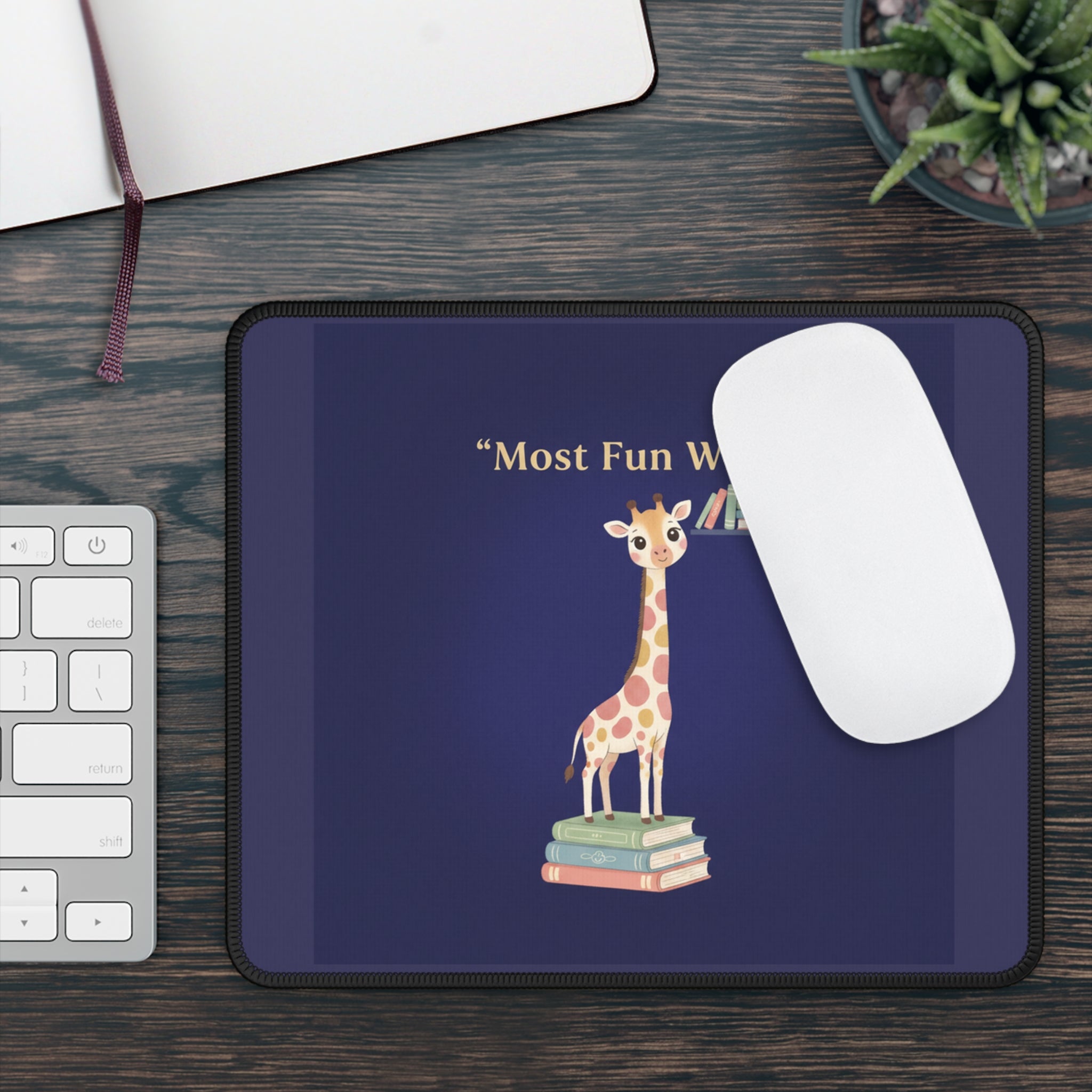 Giraffe Mouse Pad – Most Fun Wins