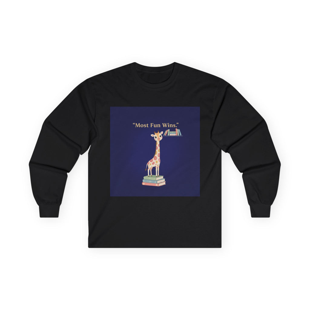 Giraffe Long Sleeve Tee – Most Fun Wins