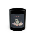 Bunny Black Mug 11oz – Study Now Slay Later