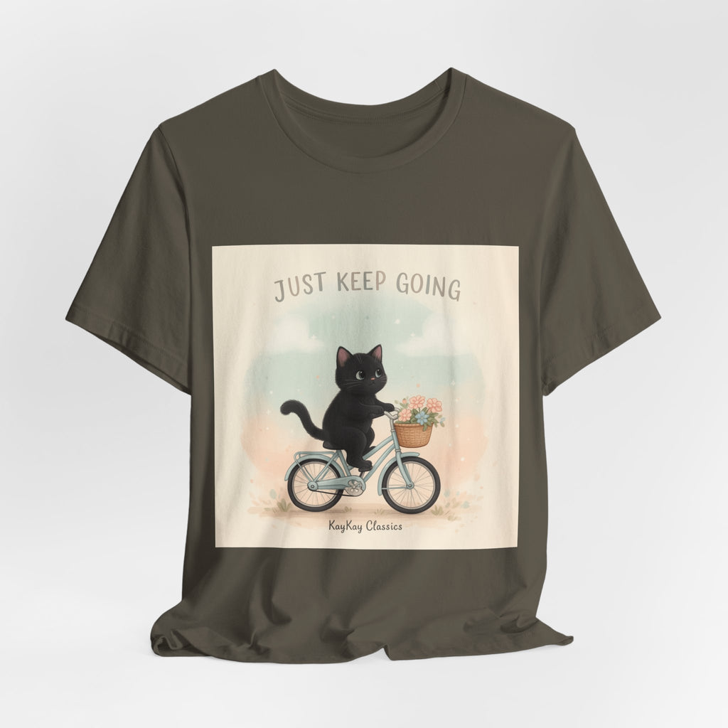 "Design" Black Cat Women Tee | College Girl Gift | Fashion | KayKay Classics