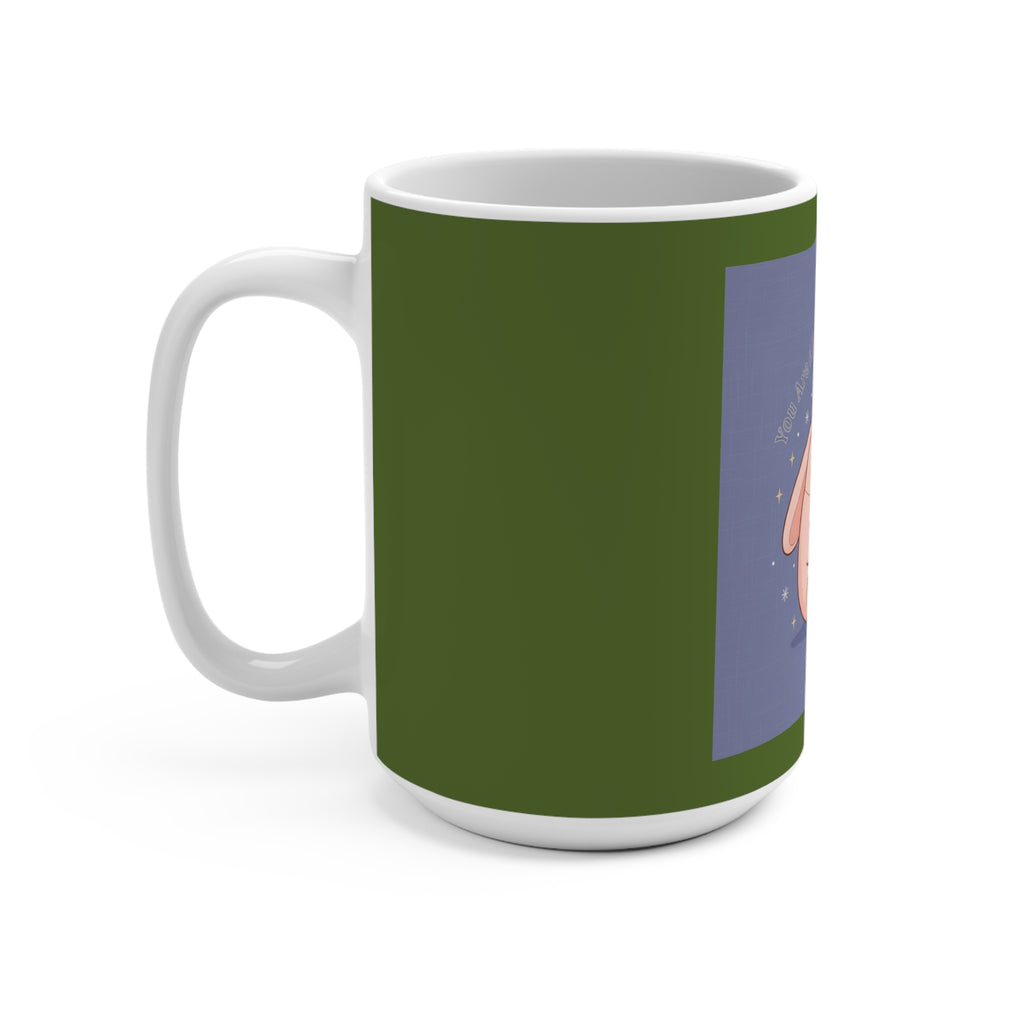 Rabbit Mug 15oz – You Are Allowed to Grow Slowly