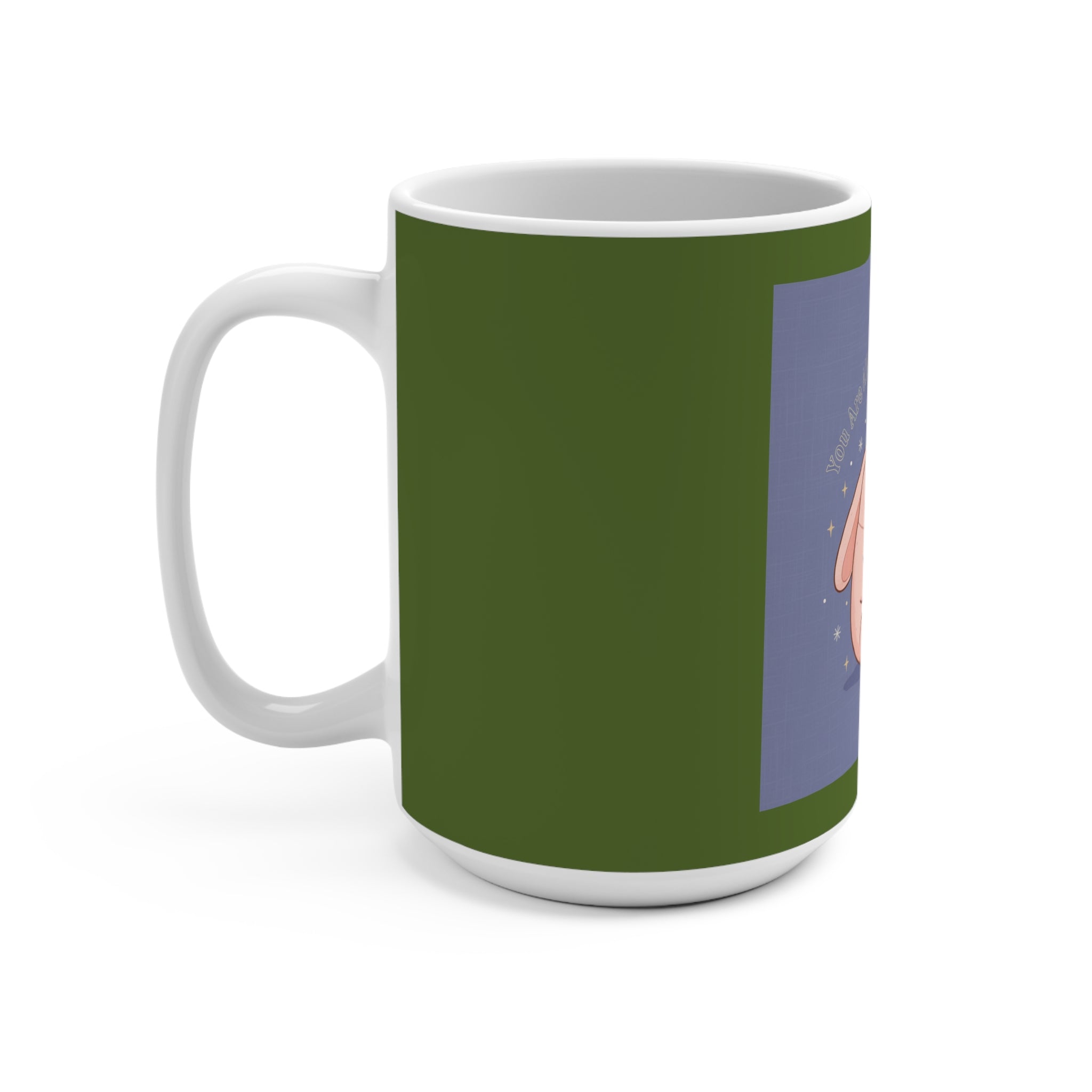 Rabbit Mug 15oz – You Are Allowed to Grow Slowly