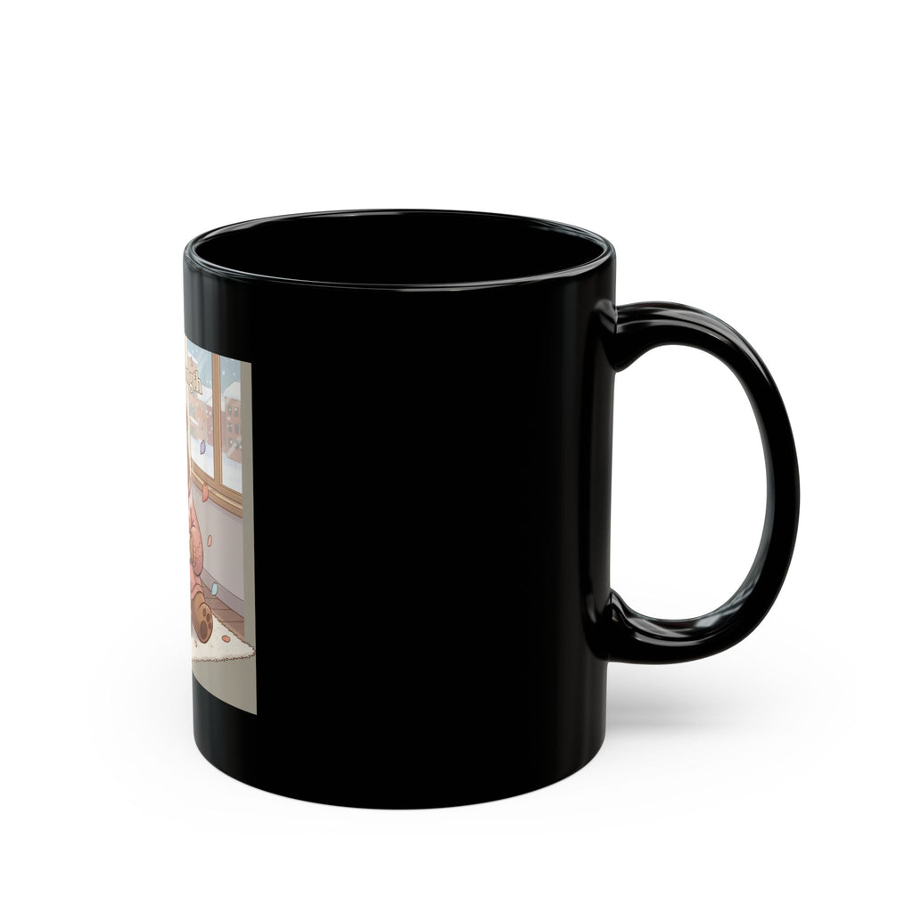 Bear Black Mug 11oz – Gentle Strength