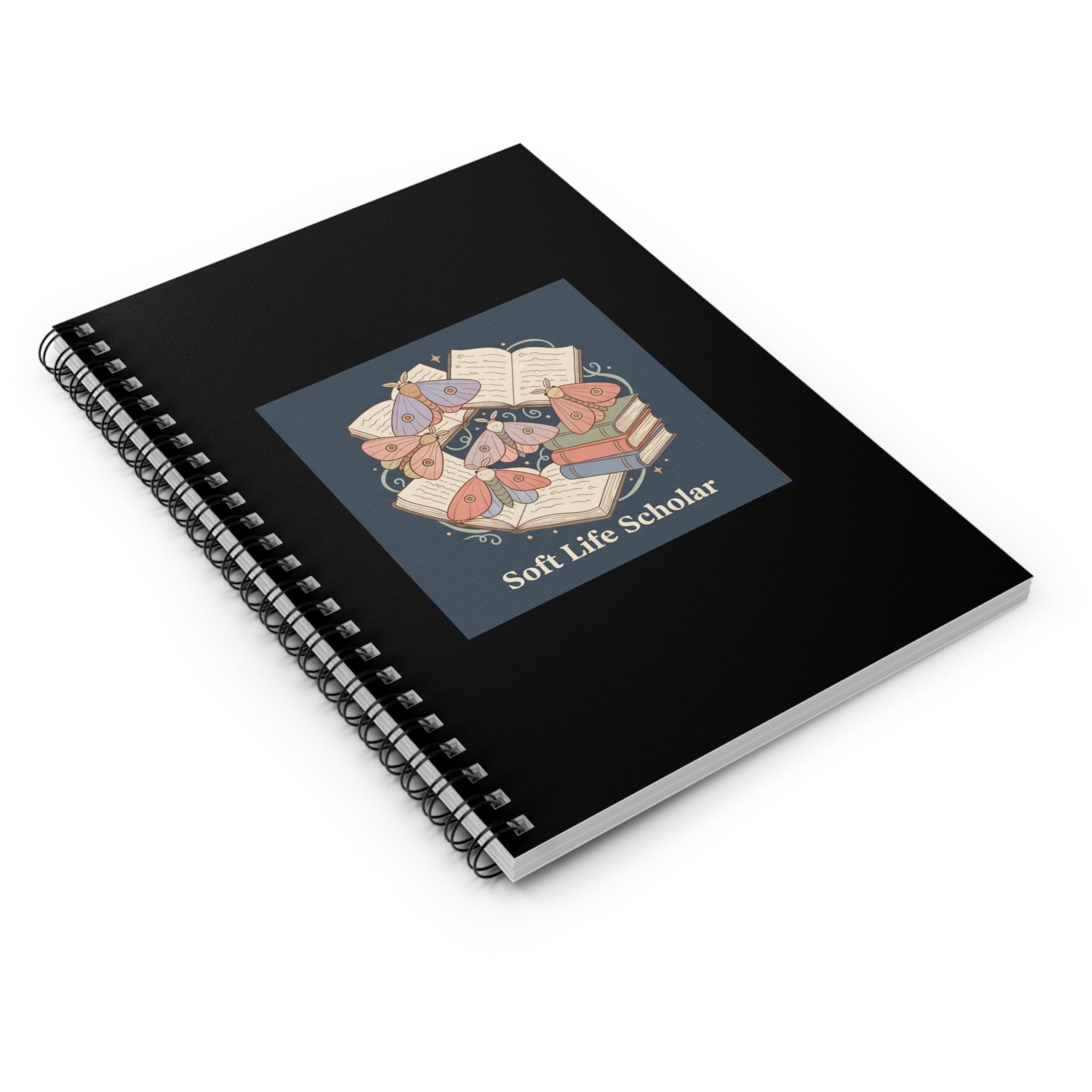 soft life scholar square Spiral Notebook