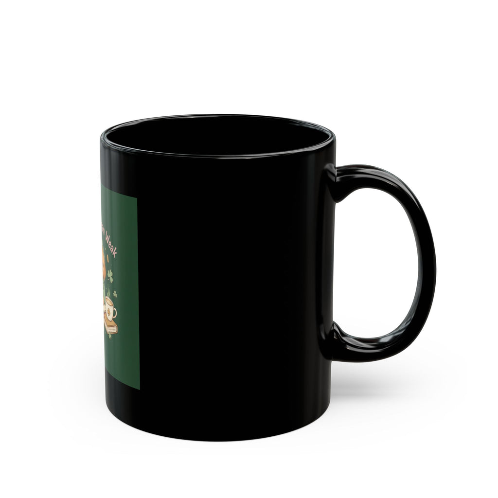 Puppies Black Mug 11oz – Soft Doesnt Mean Weak