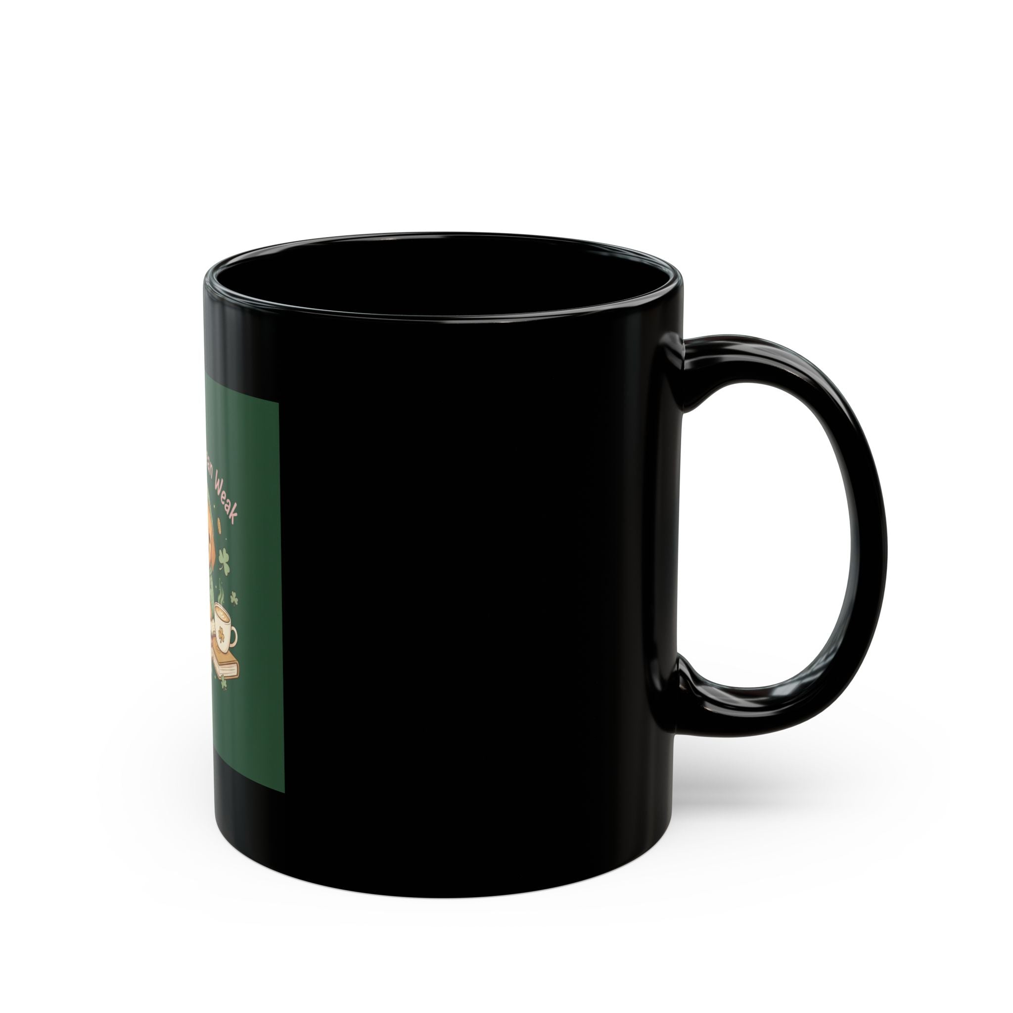 Puppies Black Mug 11oz – Soft Doesnt Mean Weak