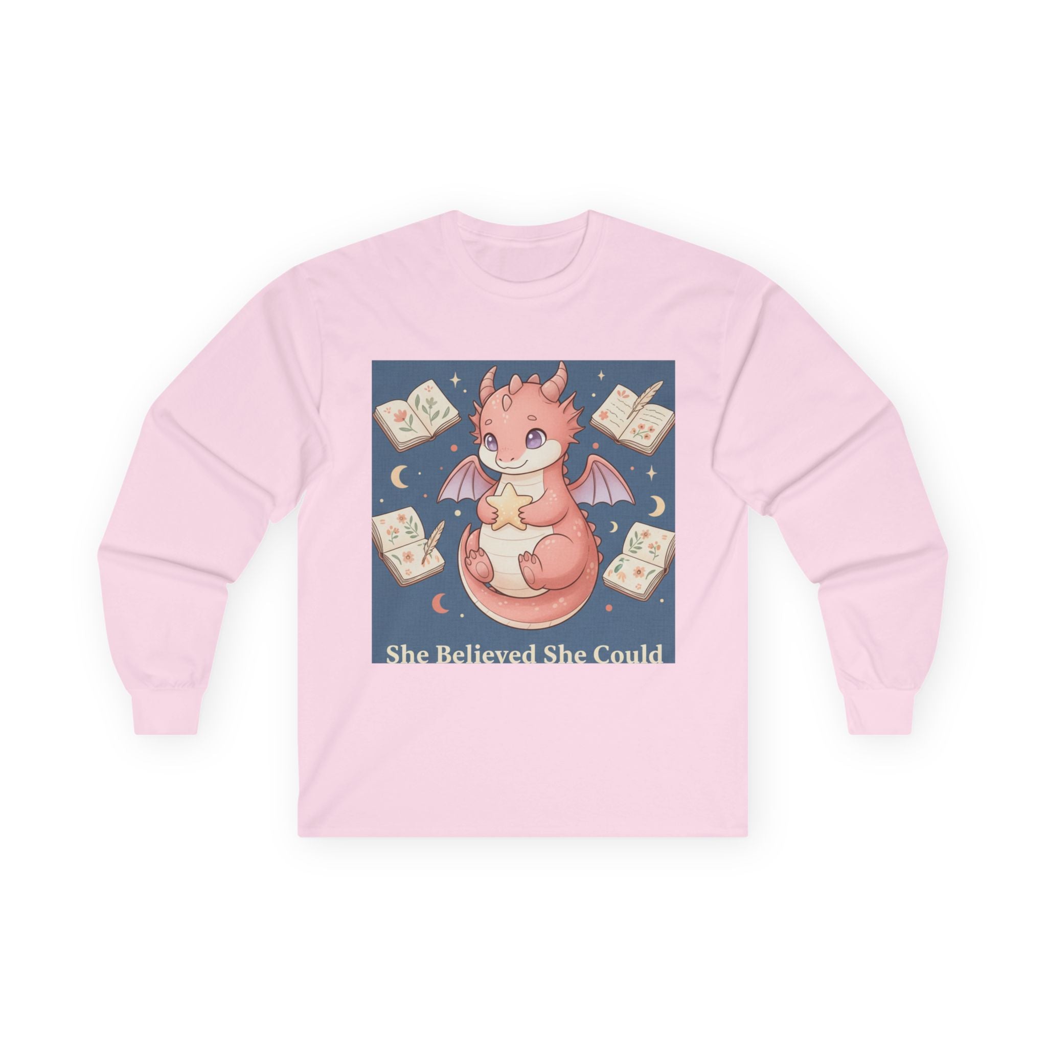 Dragon Long Sleeve Tee – She Believed She Could