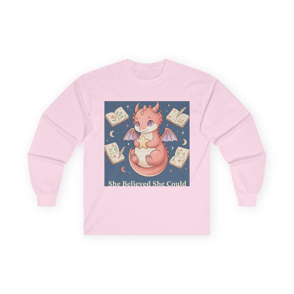Dragon Long Sleeve Tee – She Believed She Could