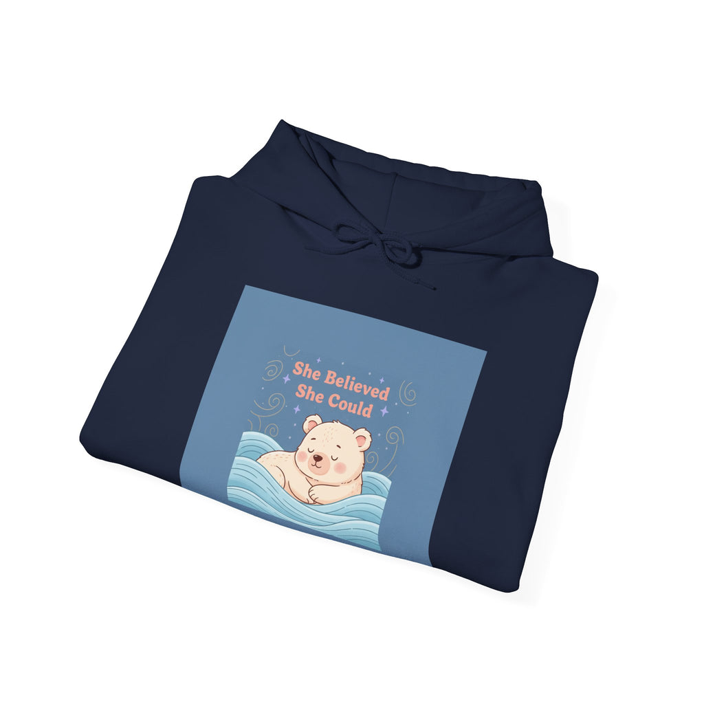 Bear Hoodie – She Believed She Could