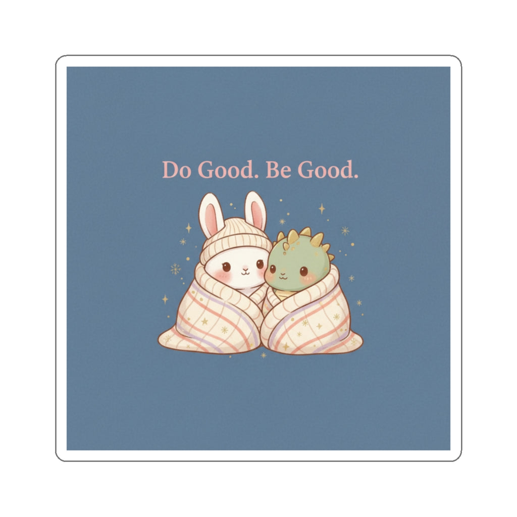 Bunny Die-Cut Sticker – Do Good. Be Good