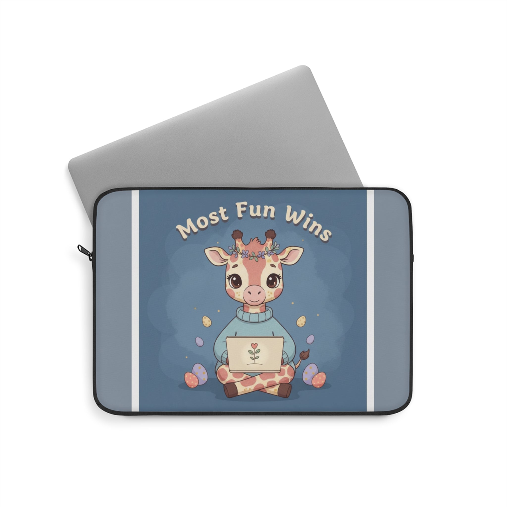 Giraffe Laptop Sleeve – Most Fun Wins