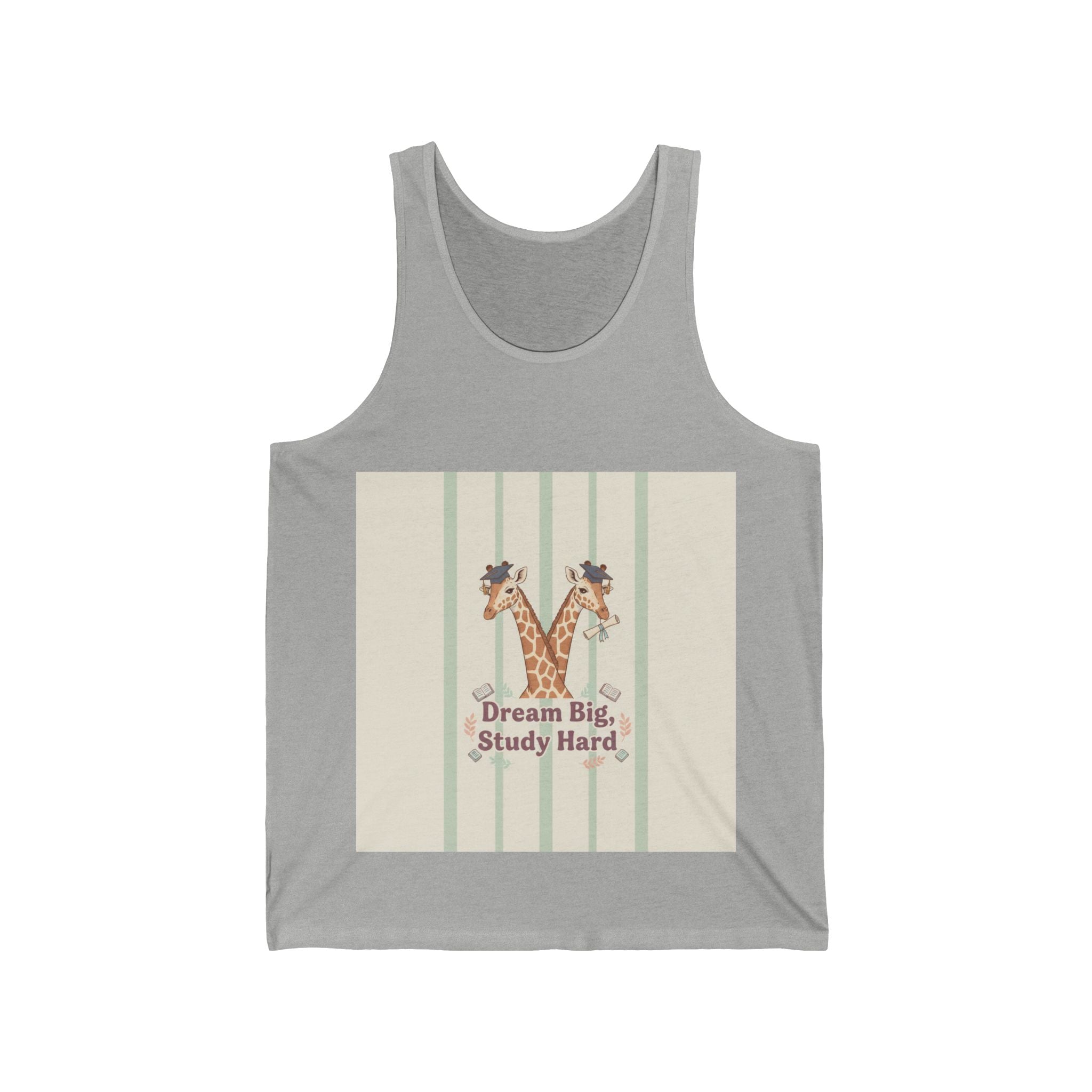 Dream Big, Study Hard Giraffe Tank Top