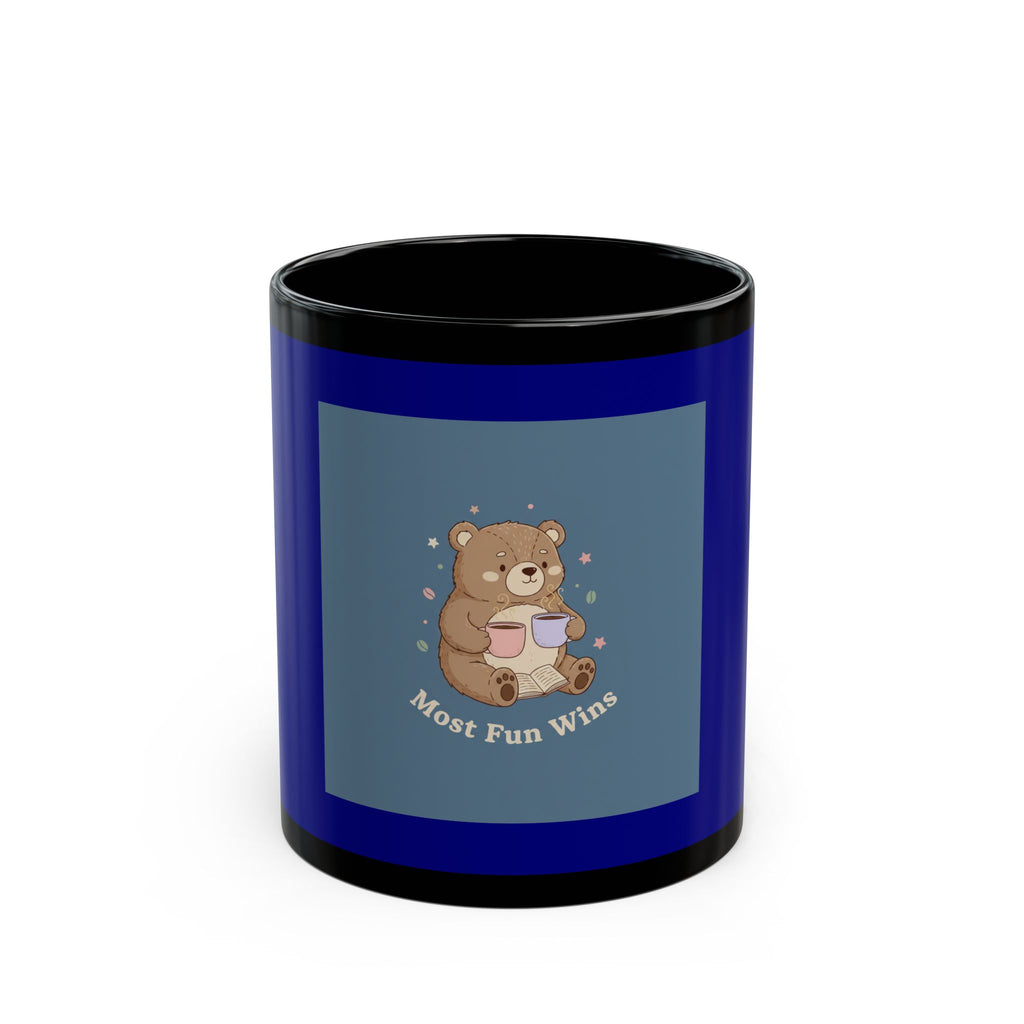 Bear Black Mug 11oz – Most Fun Wins