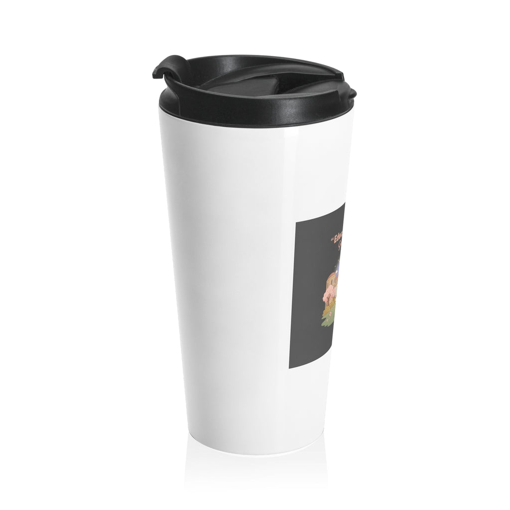 Duck In A Cardigan Travel Mug – Educated and Cute Gentle Strength