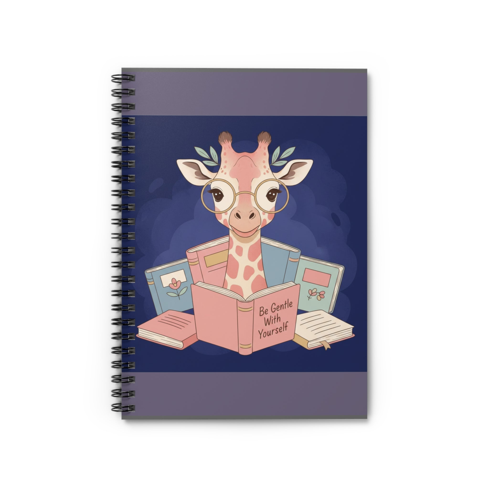 Giraffe Spiral Notebook – Be Gentle With Yourself