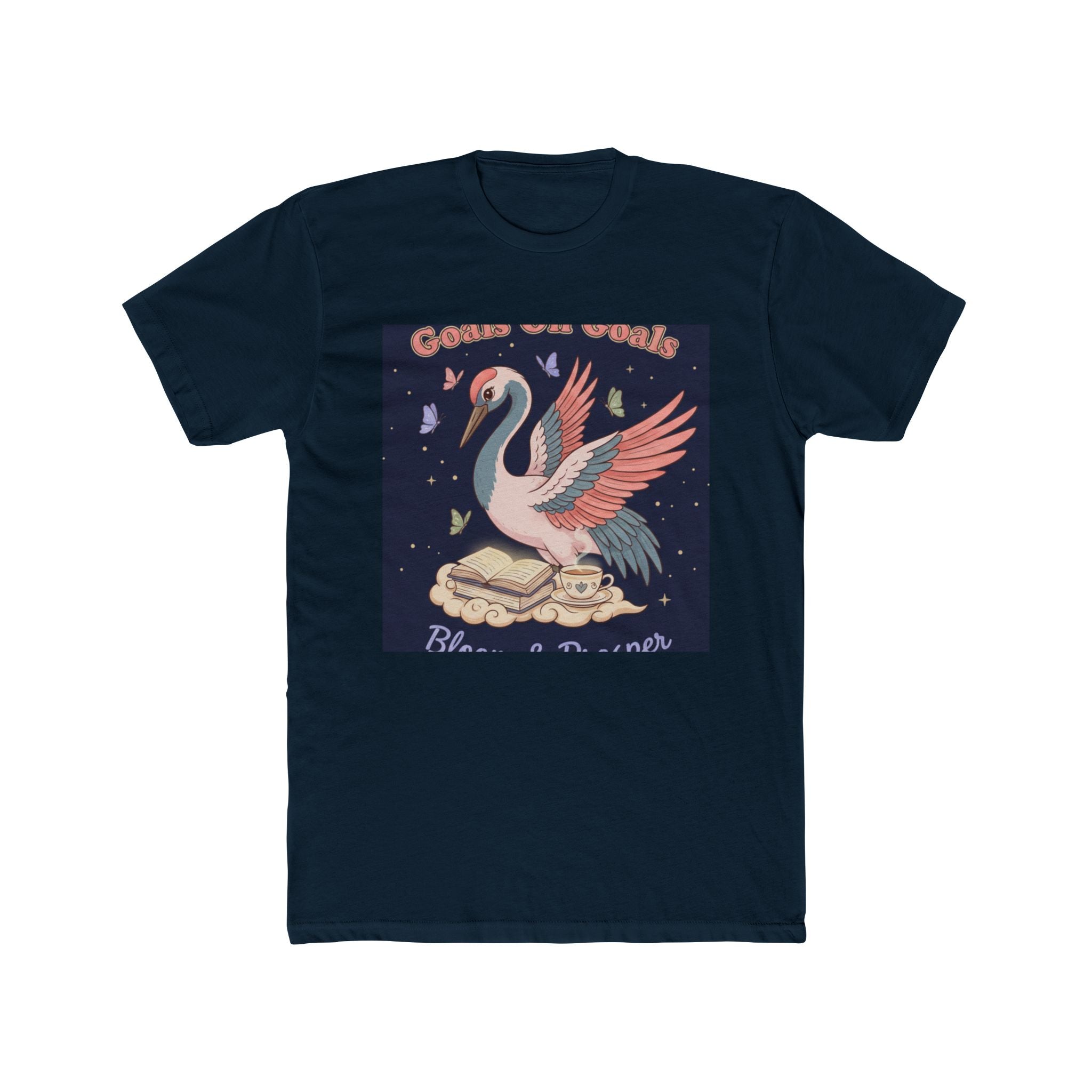 Crane Unisex Tee – Goals on Goals Bloom Prosper