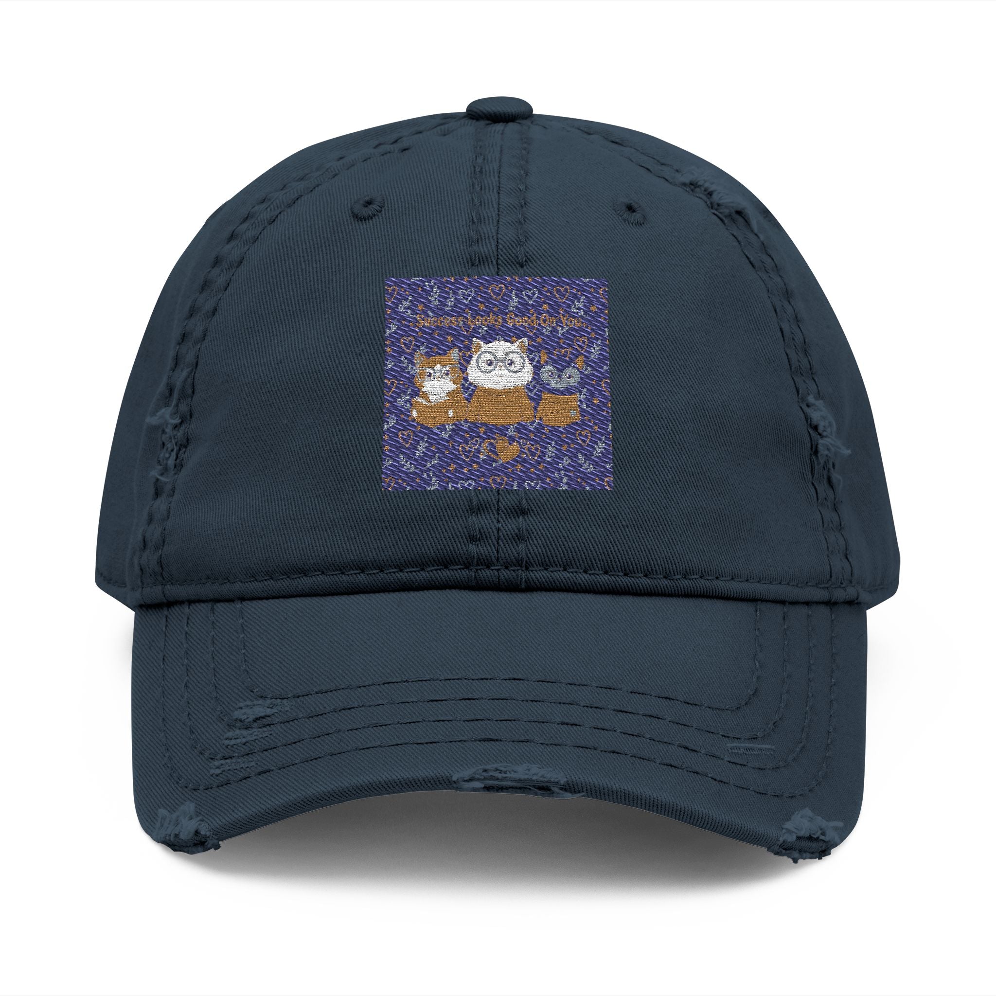 Cats With Glasses Dad Hat – Success Looks Good on You