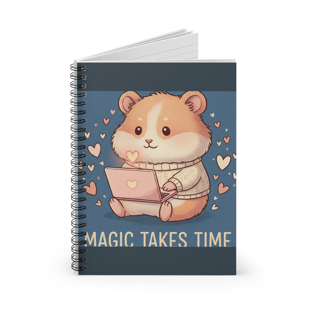 Hamster Spiral Notebook – Magic Takes Time