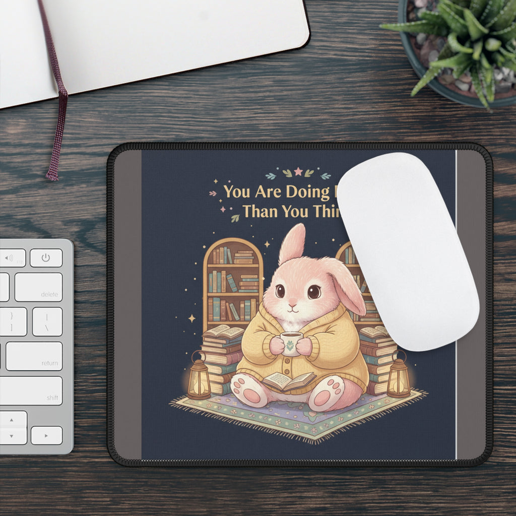 Bunny Mouse Pad – You Are Doing Better Than You Think