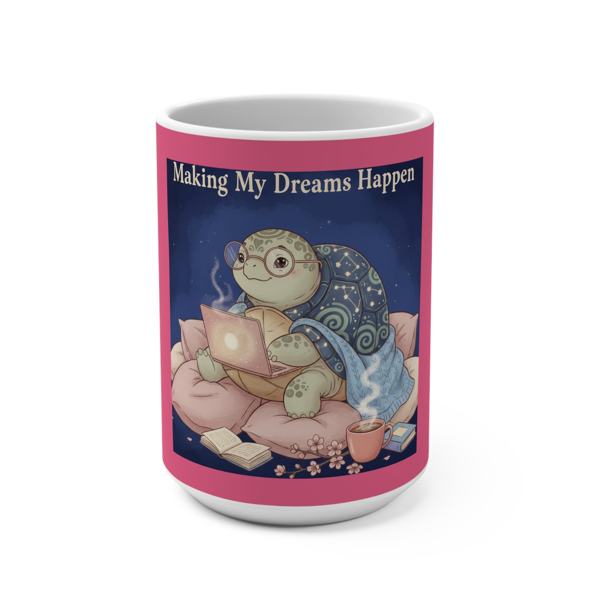 Turtle Mug 15oz – Making My Dreams Happen