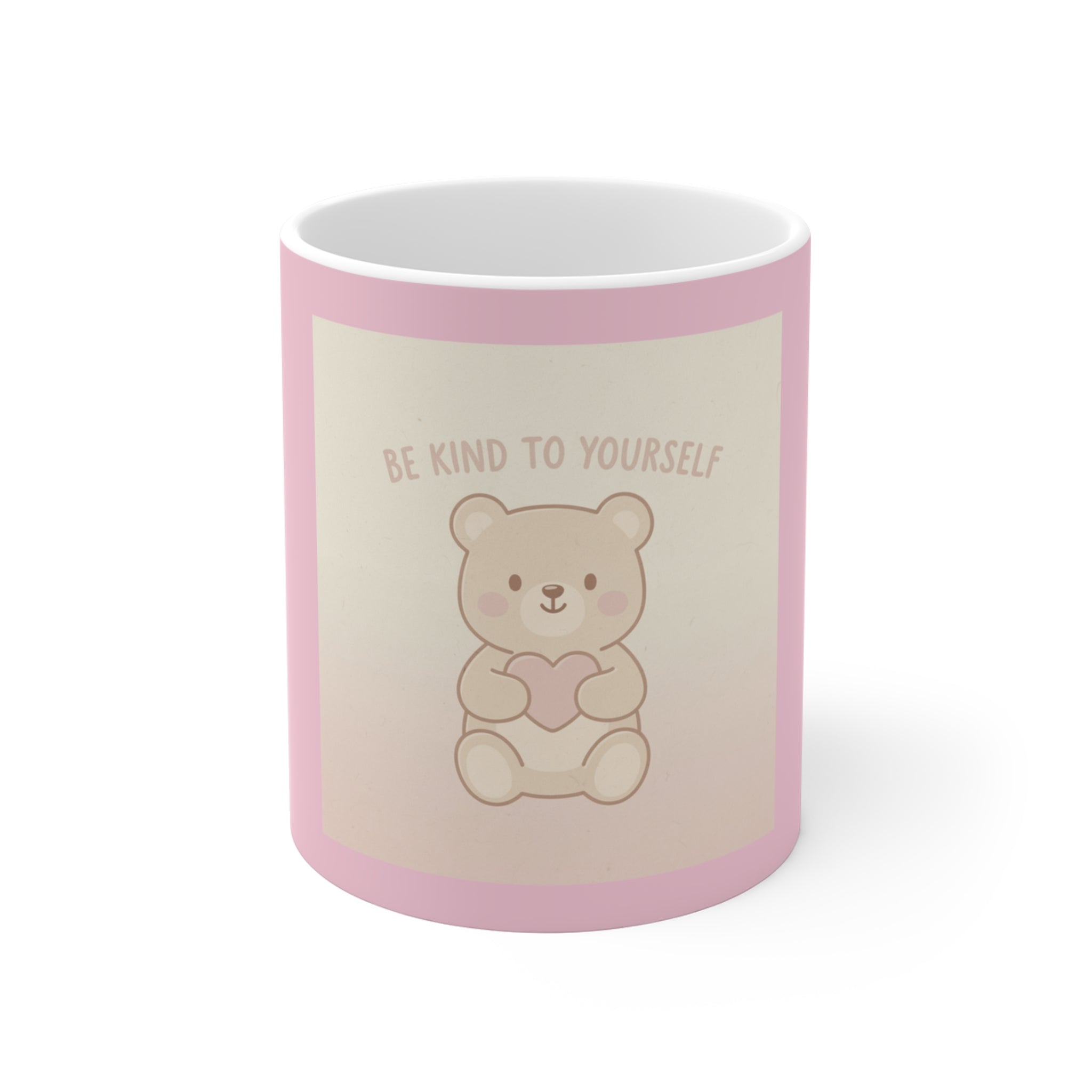 "BE KIND TO YOURSELF" Black Cat Mug | College Girl Gift | Fashion | KayKay Classics