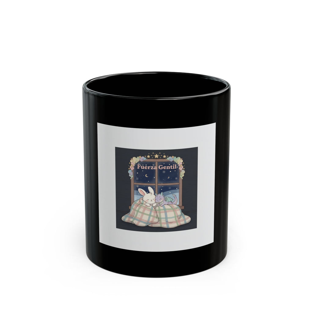 Kitsune Black Mug 11oz – Fuerza Gentil