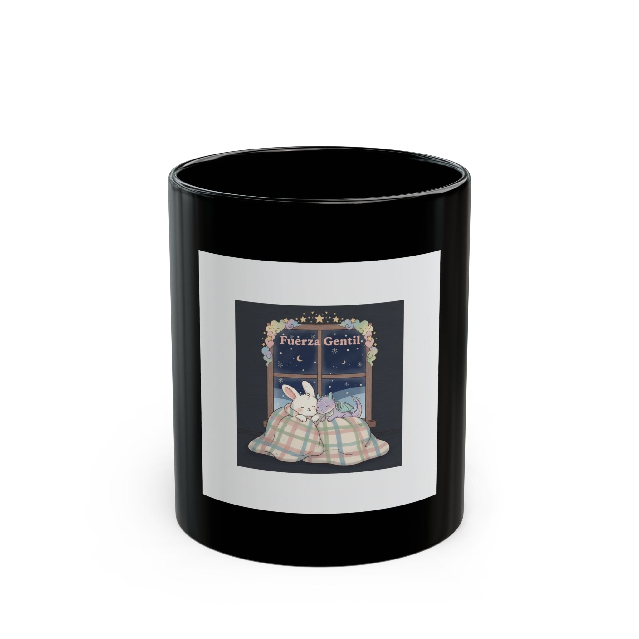 Kitsune Black Mug 11oz – Fuerza Gentil