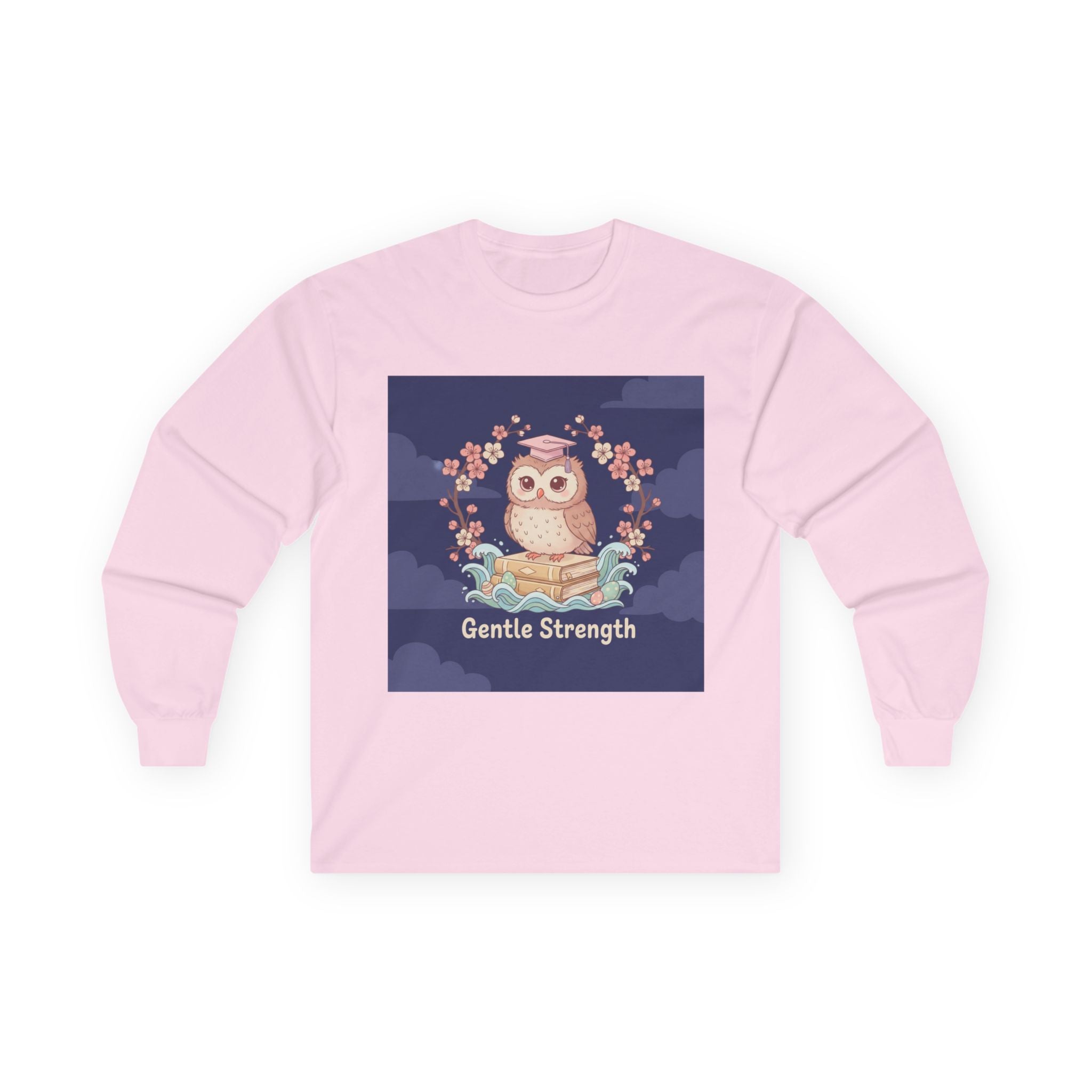 Owl Long Sleeve Tee – Gentle Strength