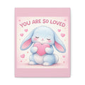 "YOU ARE SO LOVED" Black Cat Canvas | College Girl Gift | Fashion | KayKay Classics