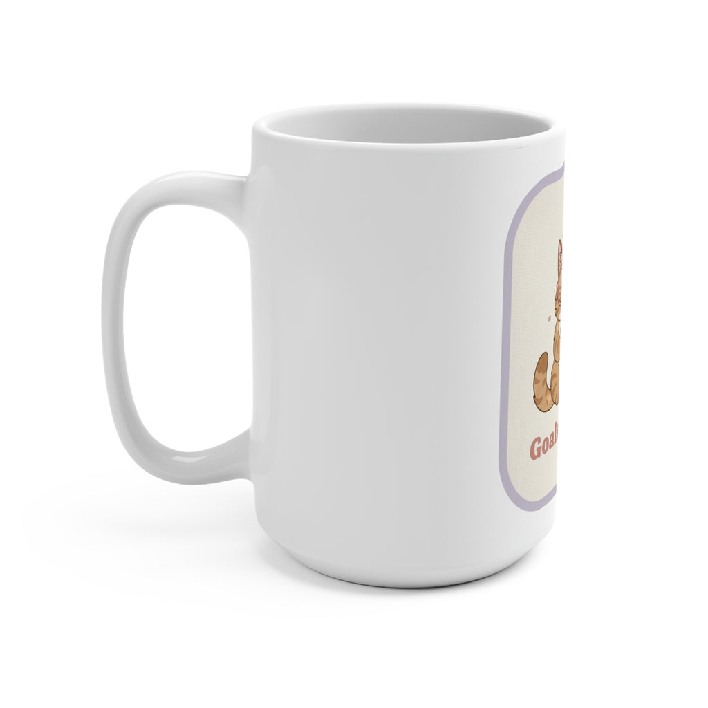 Goals On Goals Cat Mug 15oz