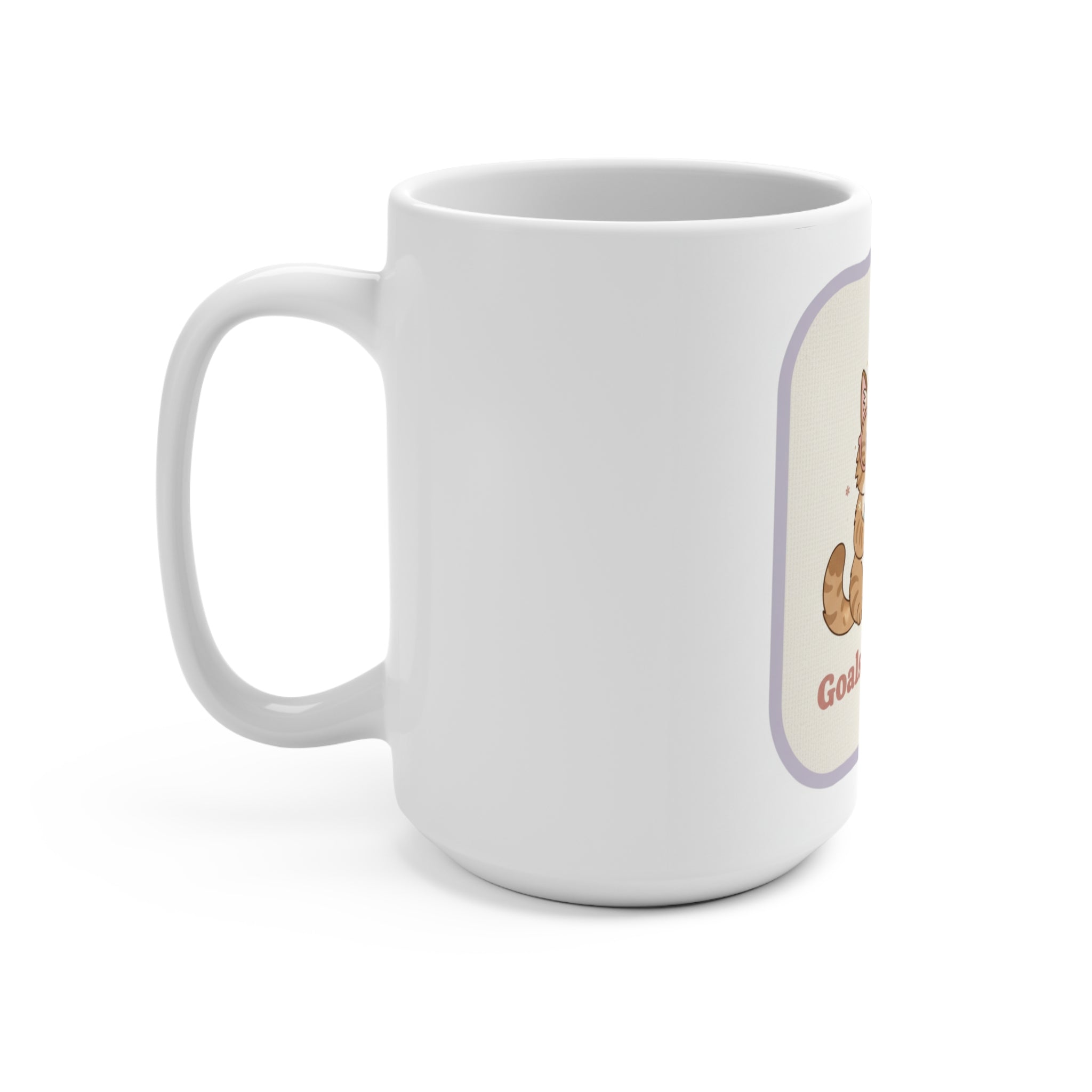 Goals On Goals Cat Mug 15oz