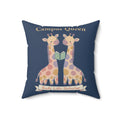 Giraffes Square Pillow – Campus Queen Soft Life Scholar