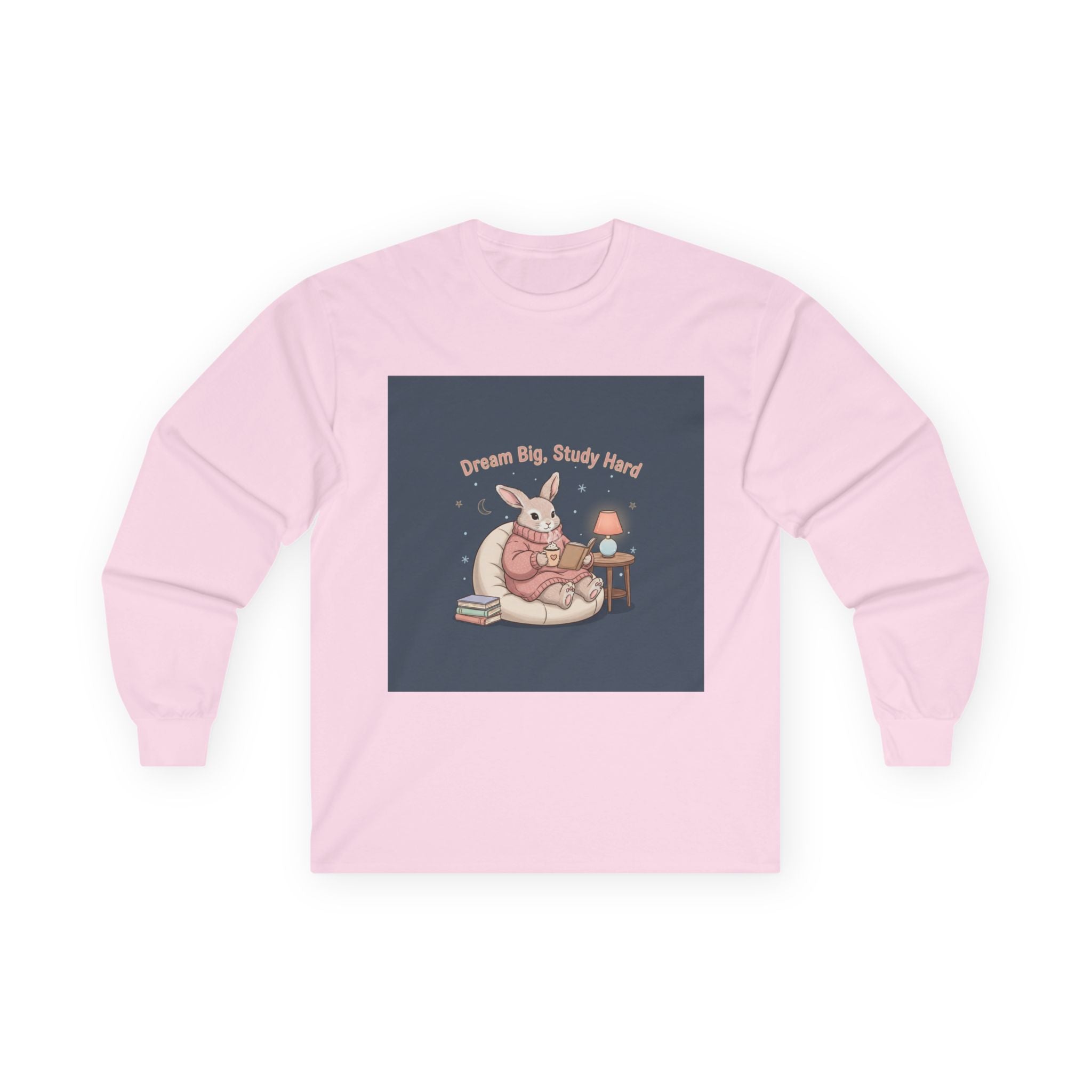 Bunny Long Sleeve Tee – Dream Big Study Hard