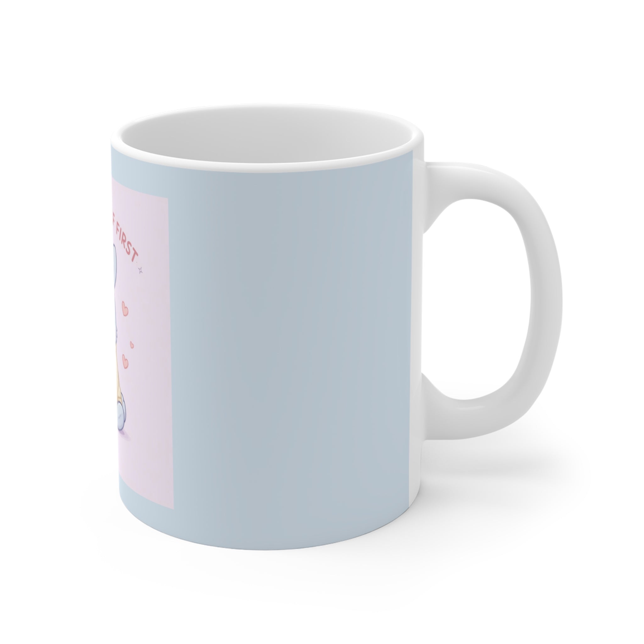 "LOVE YOURSELF FIRST" Black Cat Mug | College Girl Gift | Fashion | KayKay Classics
