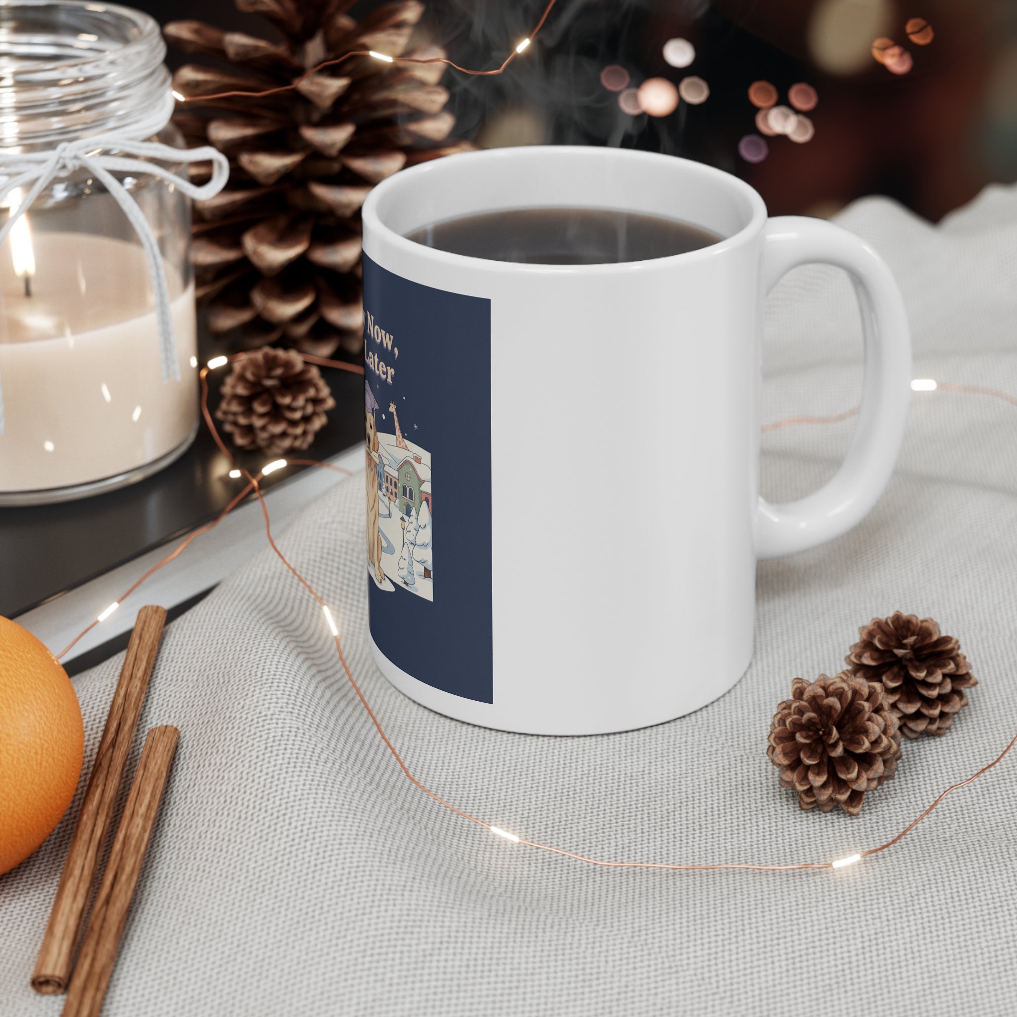 Study Now, Slay Later Dog Mug 11oz