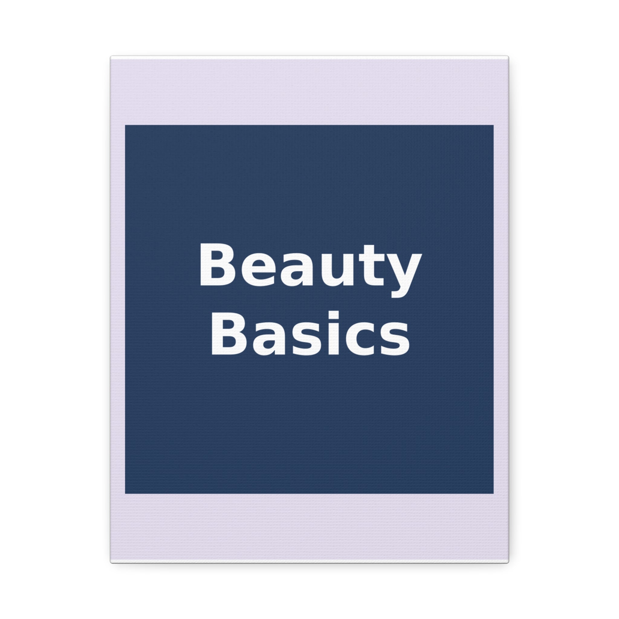 "Beauty Basics" Black Cat Canvas | College Girl Gift | Fashion | KayKay Classics